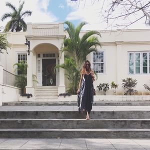 Planet Blue tie-die maxi dress